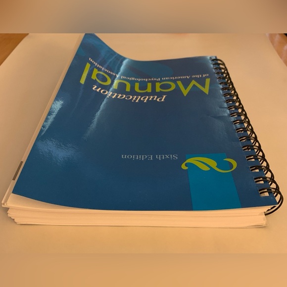 Publication Manual of the American Psychological Association, Sixth Ed. - Picture 5 of 10